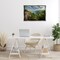 Stupell Industries Lake View Over Mountains Framed Floater Canvas Wall Art Design by Rick Berk